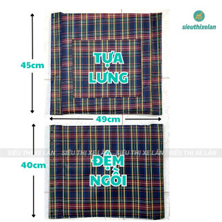 Tấm Đệm Ngồi và Tựa Lưng Xe Lăn Thay Thế Dùng Cho Xe Lăn Thường Lucass X75 X9 X9B... hoặc Các Xe Lăn Cùng Kích Thước