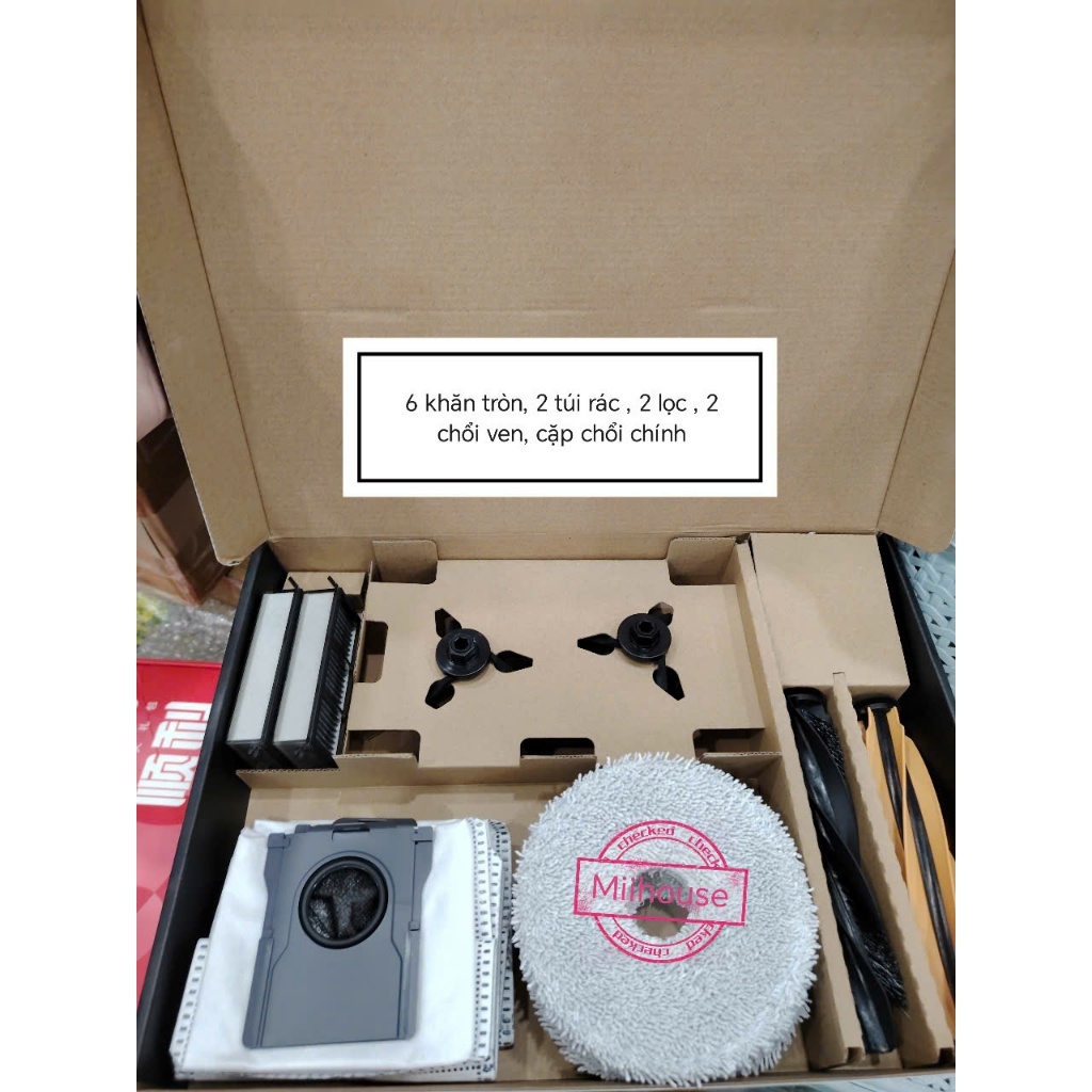 Bộ Phụ kiện 14 món cho robot hút bụi Dreame X50 Ultra, X50 Master, Dreame L40s ultra , X50 Pro ultra