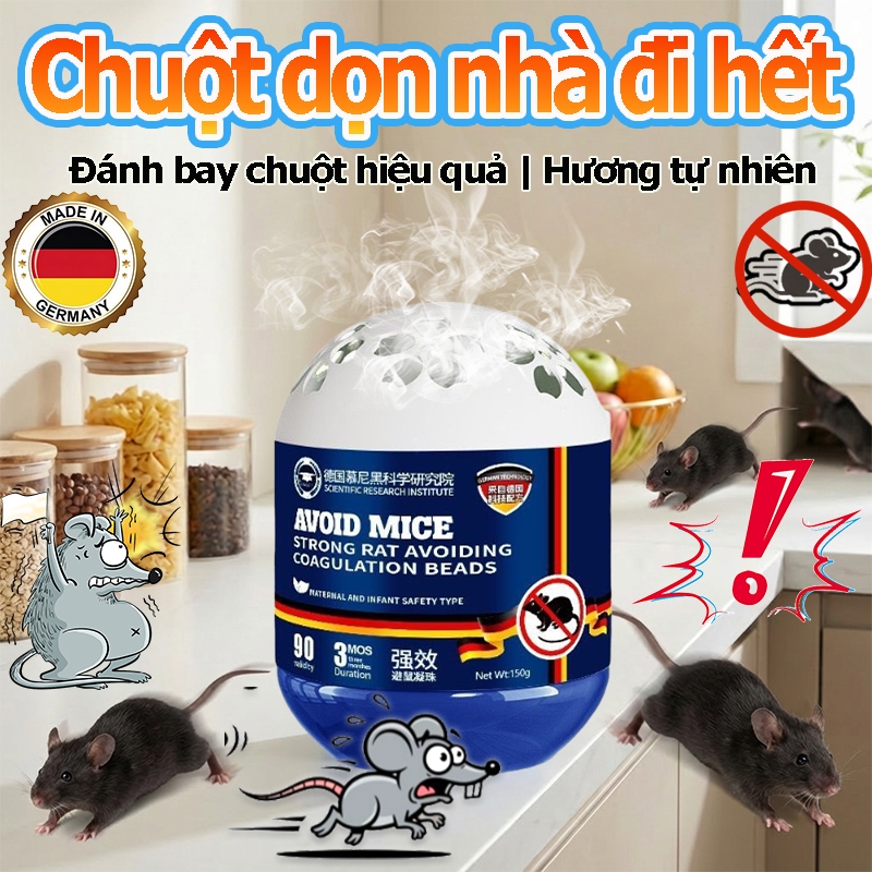 🐀Đuổi sạch – Không quay lại!🐀AT gel đuổi chuột thuốc đuổi chuột viên đuổi chuột | 150g Công nghệ Đức 2026 mới!