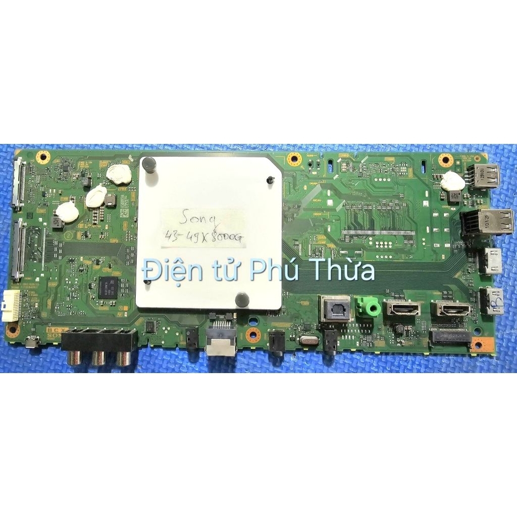 Bo mạch Tv Sony sử dụng chung các model: 43X8000G - 49X8000G - 43X7500F - 49X7500F nguyên zin, hoạt 