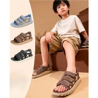 Dép sandal quai hậu cho bé trai (Phom nhỏ) đi học size 26 - 35 MSP 2619 quai dán có thể điều chỉnh được