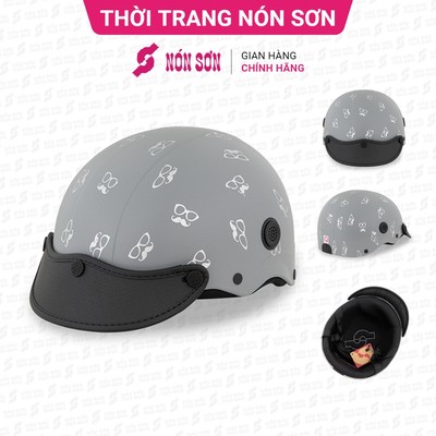 ƯU ĐÃI - Mũ bảo hiểm lỗ thông gió NÓN SƠN chính hãng SMP-XM182