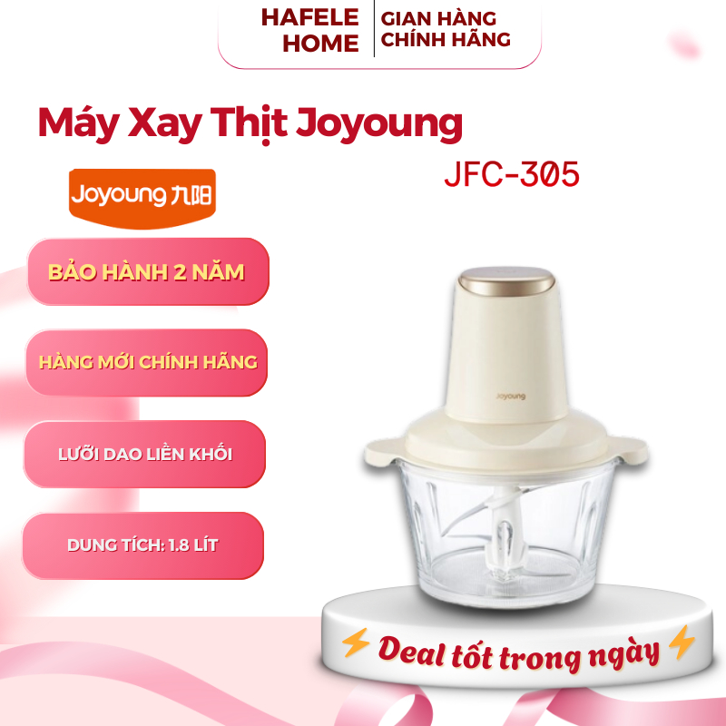 Máy Xay Thực Phẩm Joyoung JFC-305 – Công Suất 300W – Lưỡi Dao 4 Cánh Thép Không Gỉ – EEH