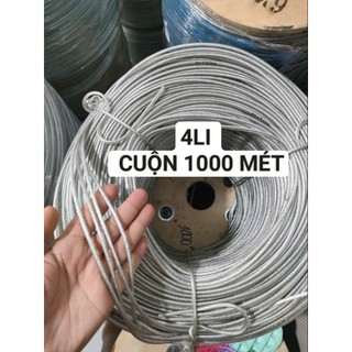 Cáp bọc nhựa 8 ly kèm tăng đơ , ốc siết khóa cáp đầy đủ, bộ dây phơi, công trình, nhà cửa
