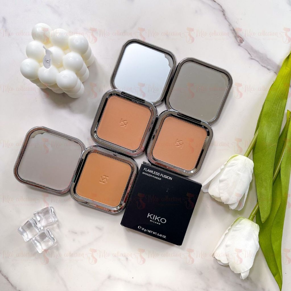 Phấn tạo khối Kiko - Flawless Fusion Bronzer Powder 12gr [Khách đọc mô tả ạ]