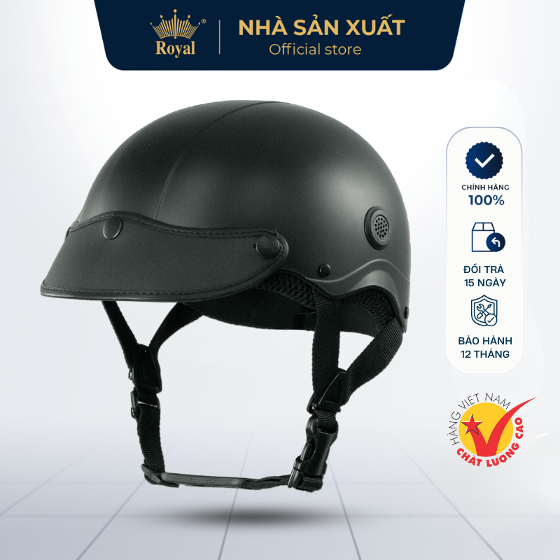 Mũ Bảo Hiểm Lưỡi Trai Asia MT-128B, Nón Bảo Hiểm Sơn Nửa Đầu Thời Trang Chính Hãng Hợp Nam Nữ