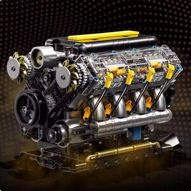 Mô hình lắp ráp động cơ cao cấp V8