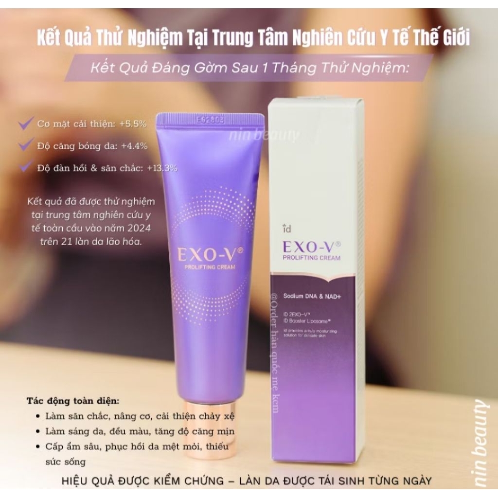 Kem Nâng Cơ Chuyên Nghiệp ID.AZ EXO-V Prolifting Cream