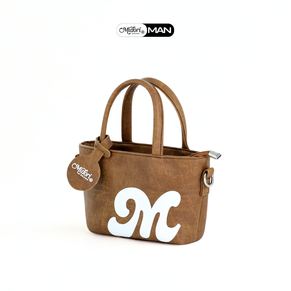 Túi Xách Da PU LUSHBAG Unisex Có Dây Nam Nữ Đeo Chéo Đựng Điện Thoại Đi Học Chơi | MIDORI FOR MAN