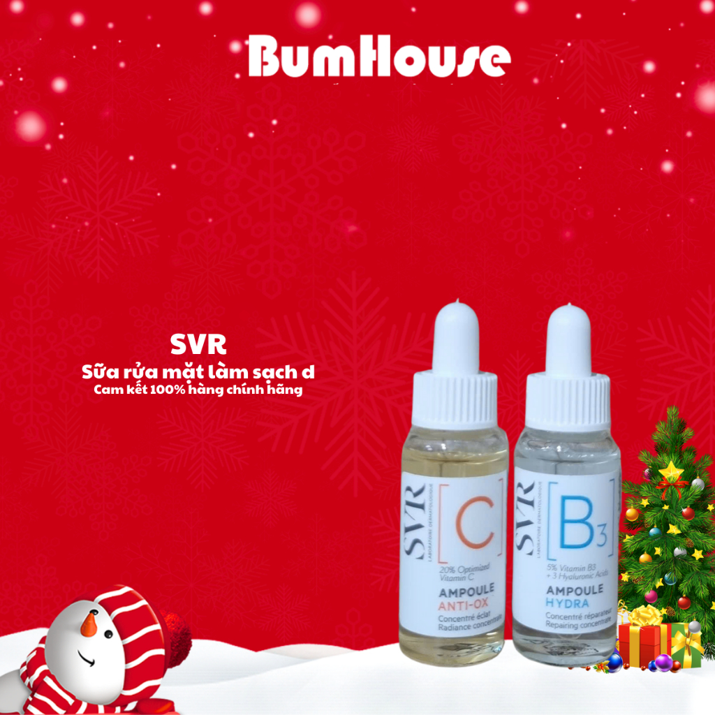 [HÀNG CTY] Serum Dưỡng Da SVR Ampoule Hydra B3/ C Ampoule Anti-Ox 10ml