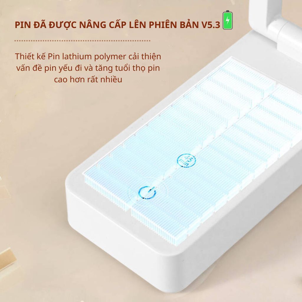 Đèn Học Để Bàn Gấp Gọn Tích Hợp Đồng Hồ Cùng Chức Năng Như Sạc Dự Phòng, Đèn học Đa Năng Chống Cận 3 màu tăng giảm độ... | BigBuy360 - bigbuy360.vn
