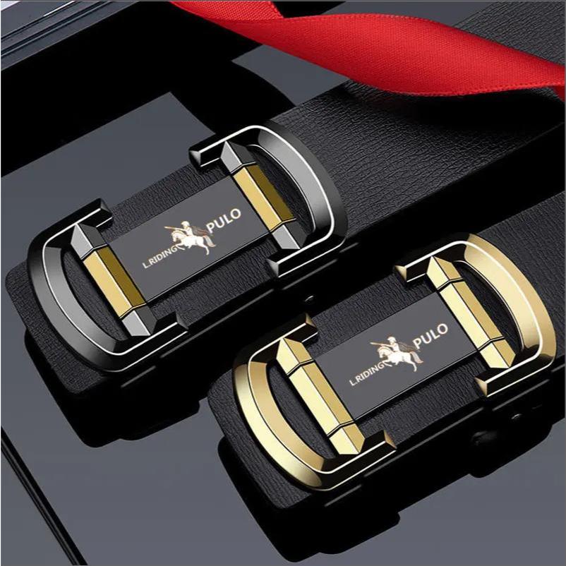 Mẫu Mới Thắt Lưng Nam, Da Thật, Khóa Tự Động, Nhiều Kiểu, Phong Cách Hàn Quốc,