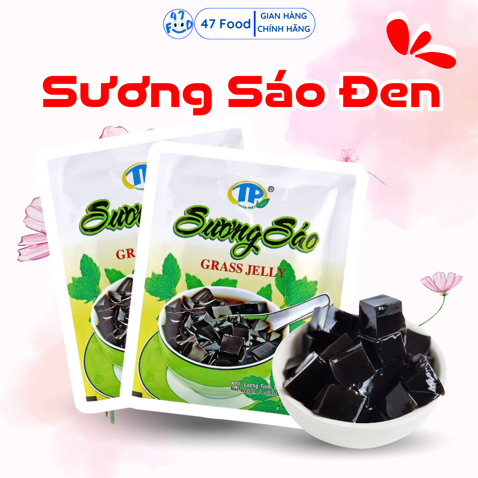 [ 50g ] Nguyên Liệu Làm Sương Sáo Nấu Sâm Bí Đao- Nấu Thạch 47Food