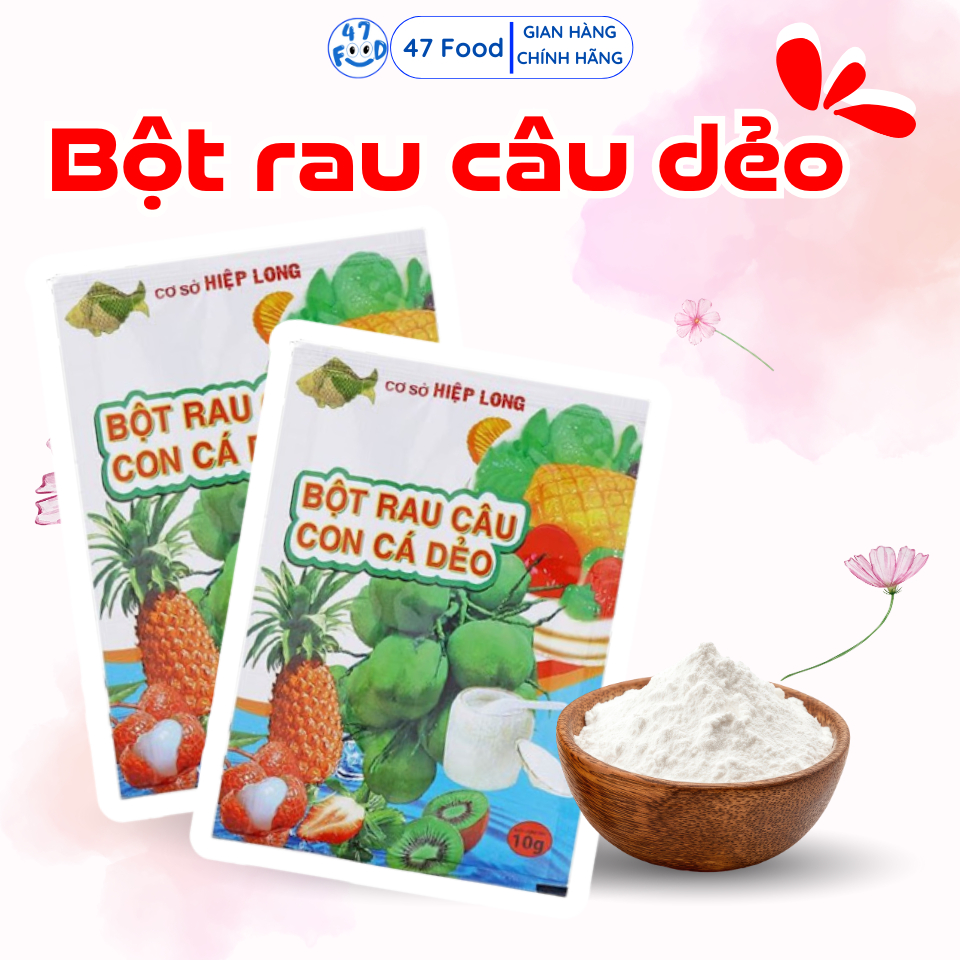 Bột Rau Câu Dẻo Con Cá Hiệp Long 47Food