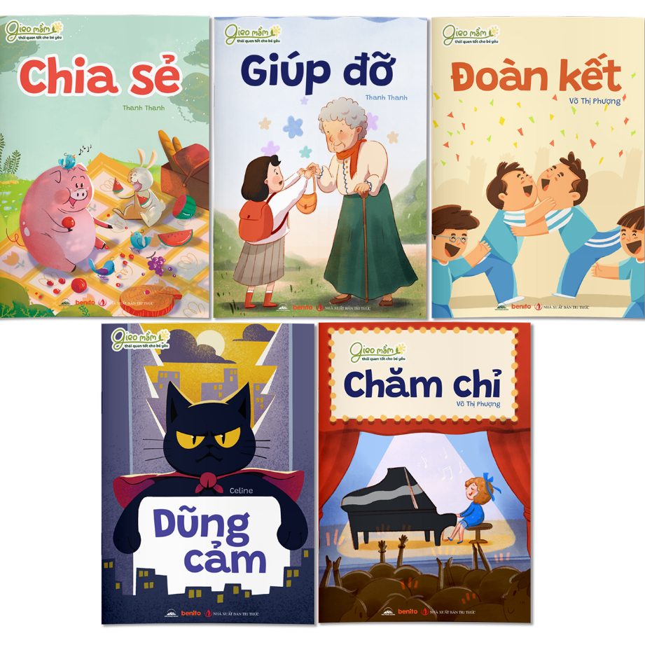 Sách - Gieo Mầm Thói Quen Tốt Cho Bé Yêu - Combo 5 Quyển