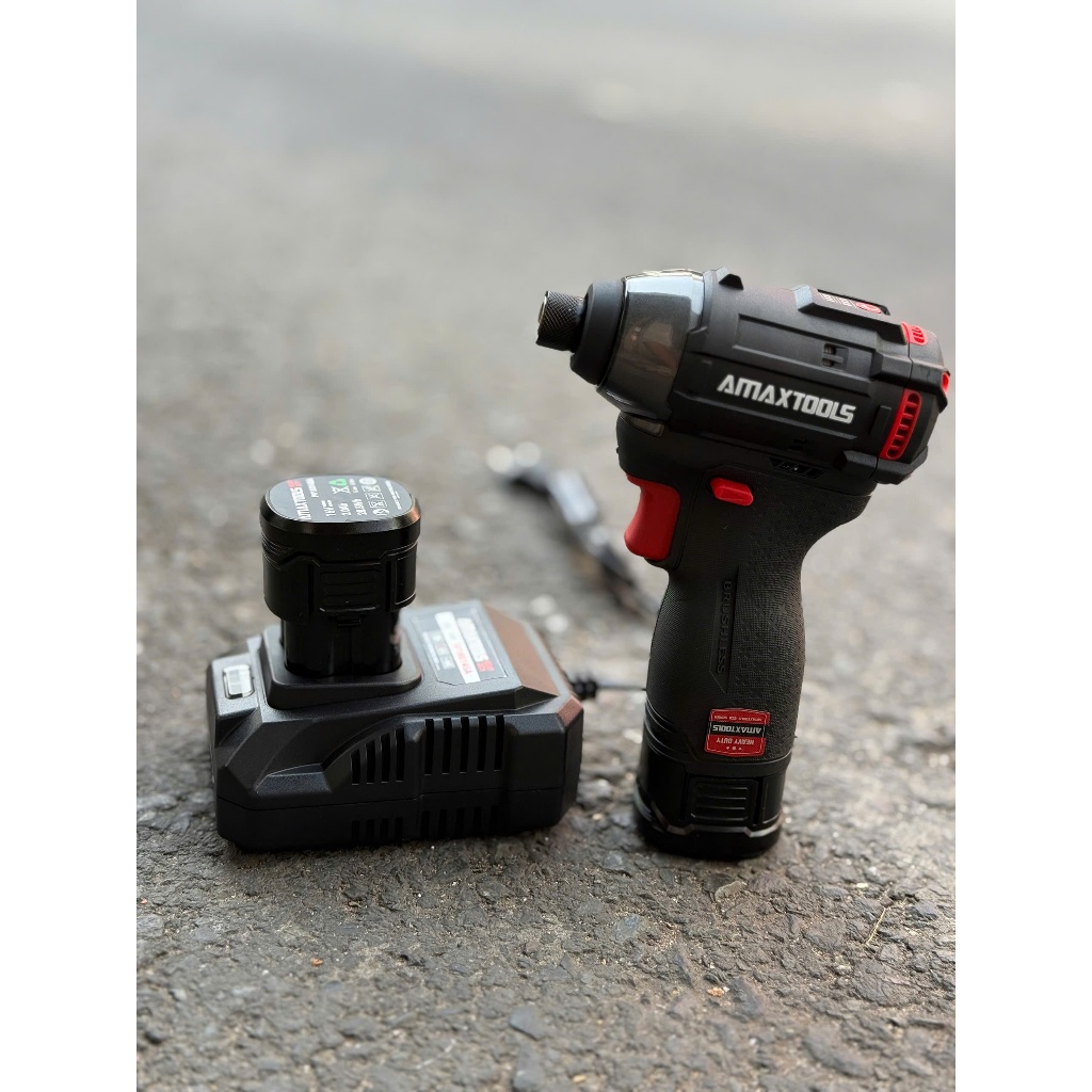 Bộ máy bắn vít AMAXTOOLS AV18014SA - 180nm - 16v8 - Bảo hành 6 tháng - Hồng Nhiên