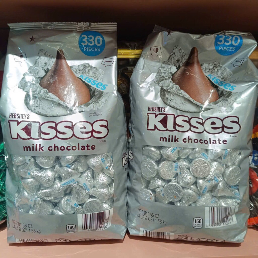 Date 11//2026 - Chocolate núi KISSES MILK CHOCOLATE HERSHEY'S 1.58kg