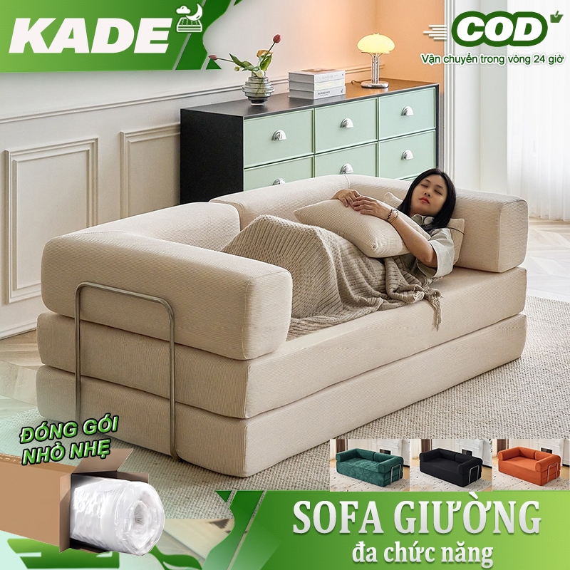 Ghế sofa phòng khách ghế lười tatami giường sofa gấp đa năng ghế sofa giường nỉ gấp cho căn hộ nhỏ