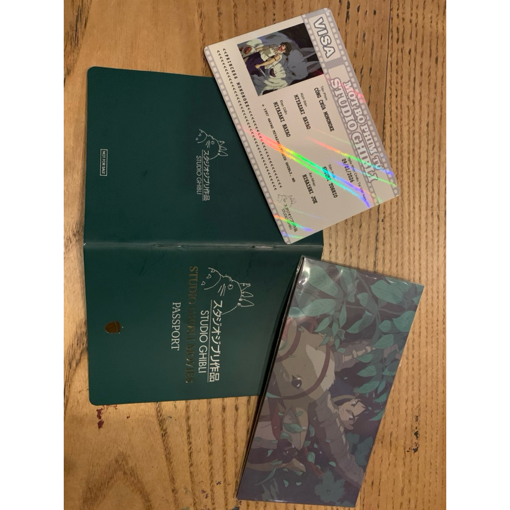 passport Ghibli mới 100%