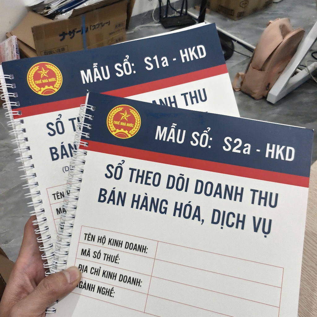 Sổ S1a / S2a - HKD 2026 , Sổ Theo Dõi Doanh Thu Bán Hàng Hóa , Dịch Vụ Cho Hộ Kinh Doanh Cá Nhân Kinh Doanh 2026