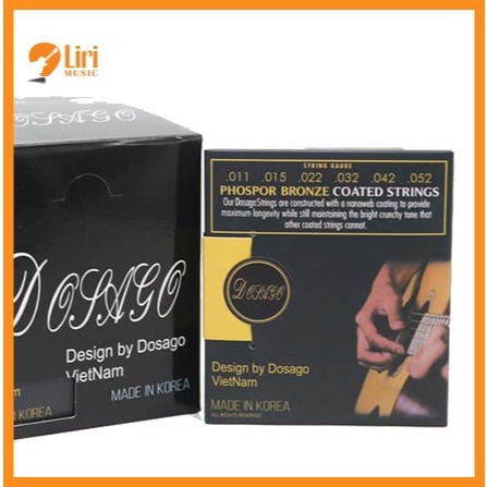 Dây đàn guitar Acoustic cao cấp Dosago - Phospor Bronze - Liri Music