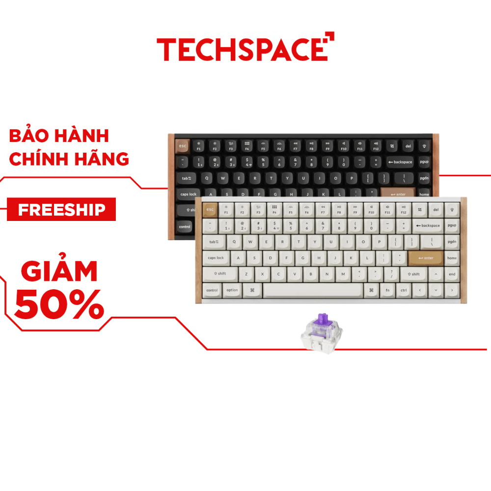 Bàn phím cơ không dây Keychron K2 HE Special Edition RGB Hotswap Aluminum (Magnetic Sw) - Techspace
