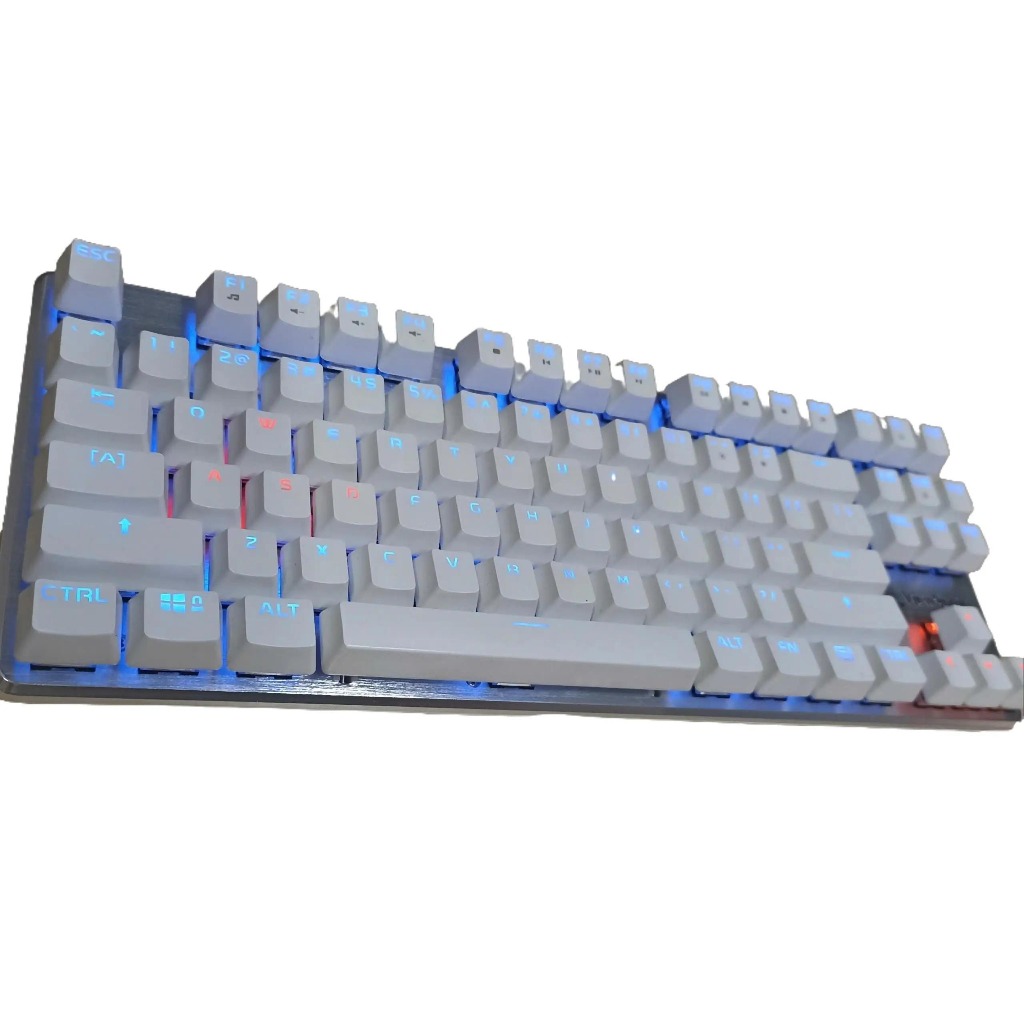 Bàn phím cơ VIEWSONIC KU520 (Màu trắng) Blue Switch cực bền, (LED Xanh)