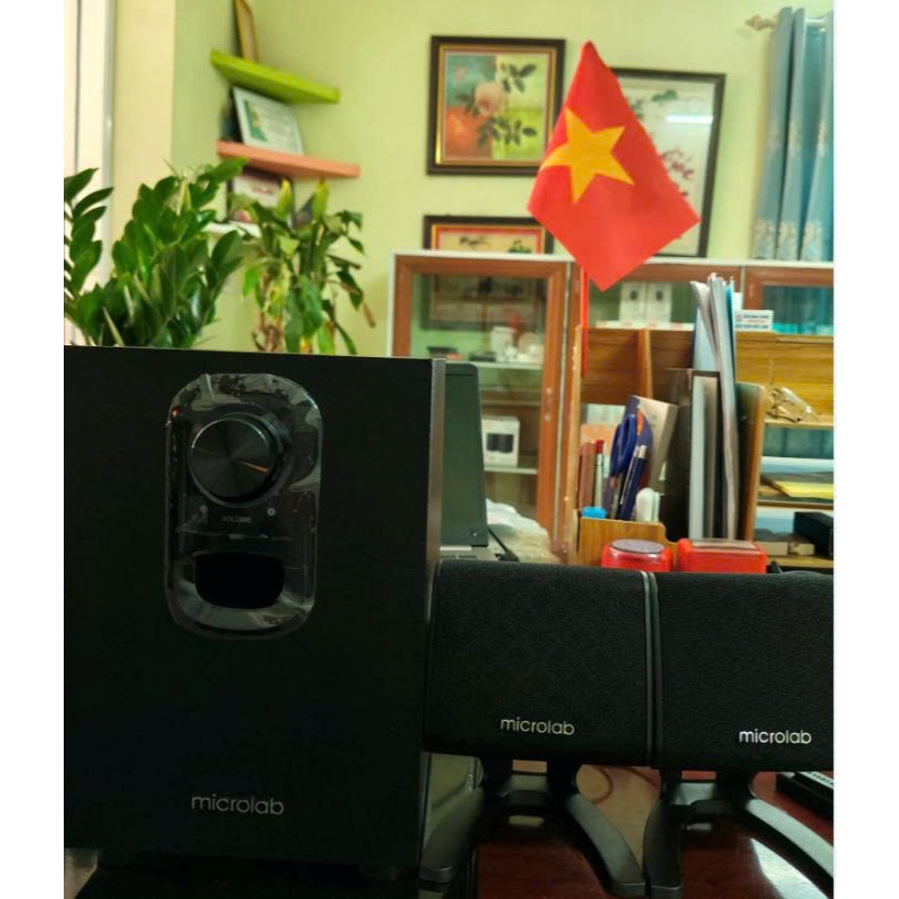 Loa vi tính để bàn Microlab M108, loa thương hiệu về sự bền bỉ, âm thanh rõ nét