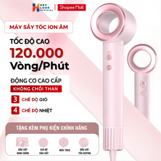 Máy Sấy Tóc Có 3 Chế Độ Sấy Chăm Sóc Tóc, Tốc Độ Gió 110,000 Vòng/phút Dưỡng Tóc Bằng 200Tr Ion Âm
