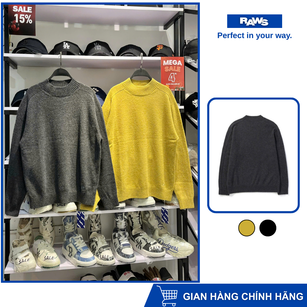 Áo Len Epigram Hàn Quốc Raws Hai Màu Basic