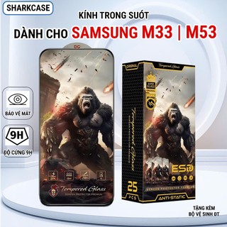 Kính cường lực Samsung M33, M53 5G trong suốt bảo vệ màn hình Miếng dán đt shark case