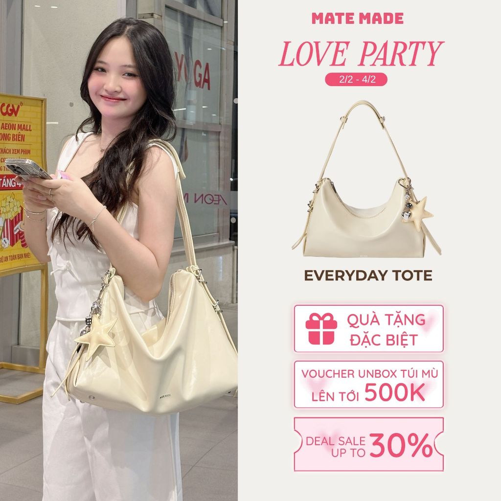 [KOL REVIEW] Túi Tote Dáng Rủ MATE MADE Everyday - Túi Jenny Huỳnh Chất Da Mềm, Đeo Vai thoải mái đi học đi làm đi chơi | BigBuy360 - bigbuy360.vn