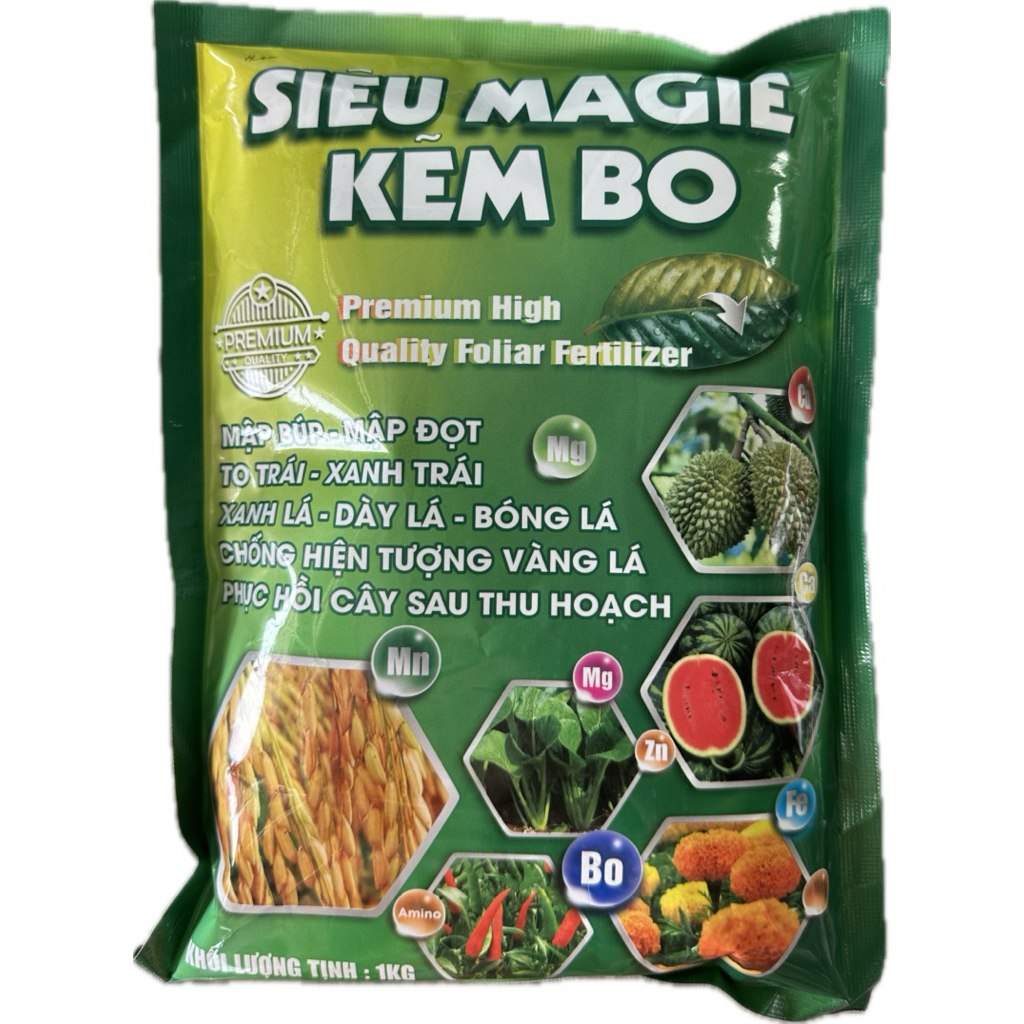 Siêu Vi Lượng Bo Canxi Magie Kẽm nguyên liệu nhập khẩu 1 gói 1kg