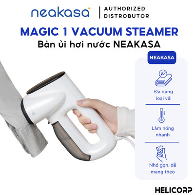 [BH 12 Tháng] Bàn Ủi, Bàn Là Hơi Nước Cầm Tay Neakasa 118 ml Công Suất 1000W Thích Hợp Mọi Loại Vải