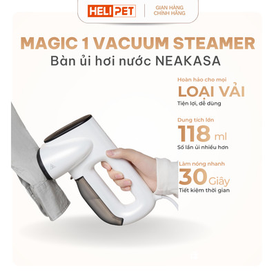 Bàn Ủi Hơi Nước Cầm Tay NEAKASA Magic 1 Vacuum Steamer Chính Hãng - Bảo Hành 12 Tháng