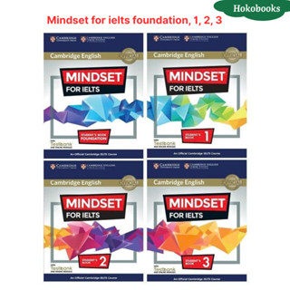 Sách - Mindset For IELTS - Level foundation,1,2,3 - Bản in laser đẹp tặng file nghe