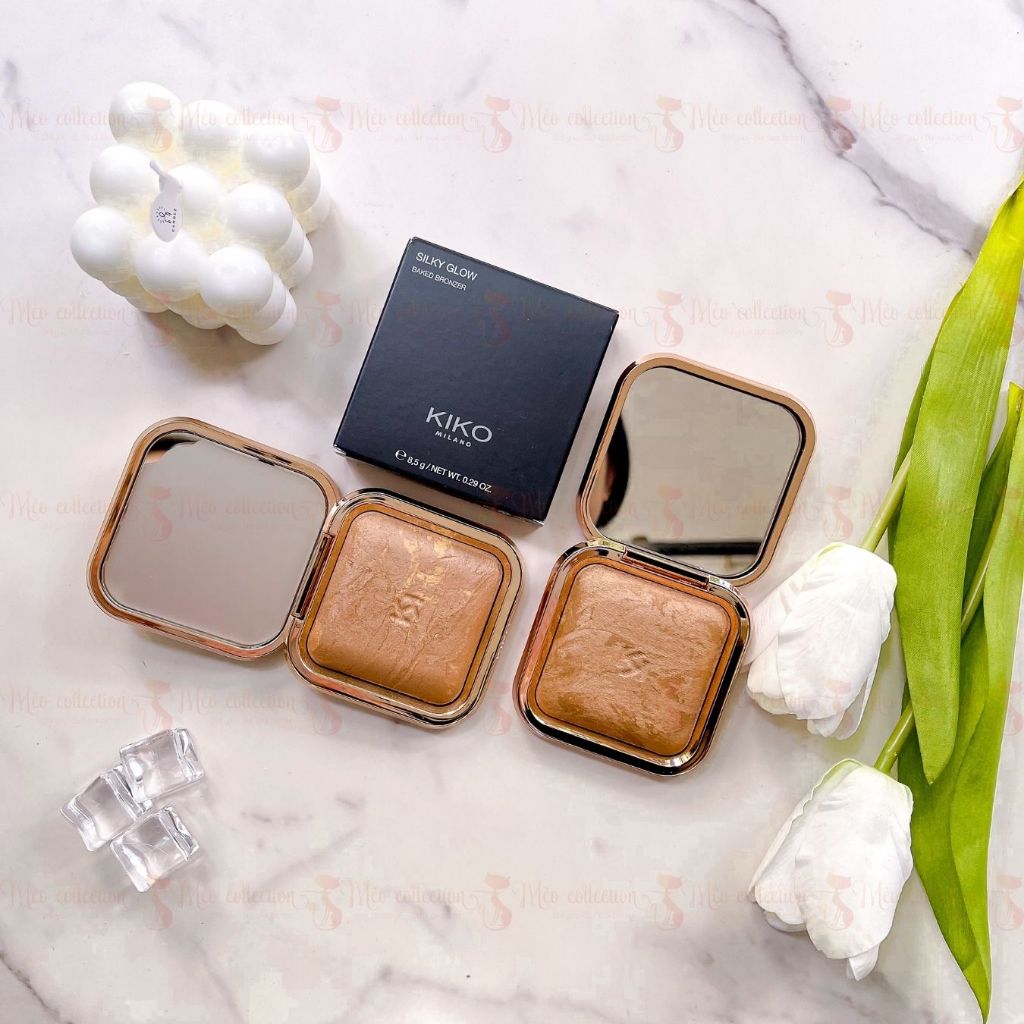 Phấn tạo khối Kiko - Silky Glow Baked Bronzer 8.5gr [Khách đọc mô tả ạ]