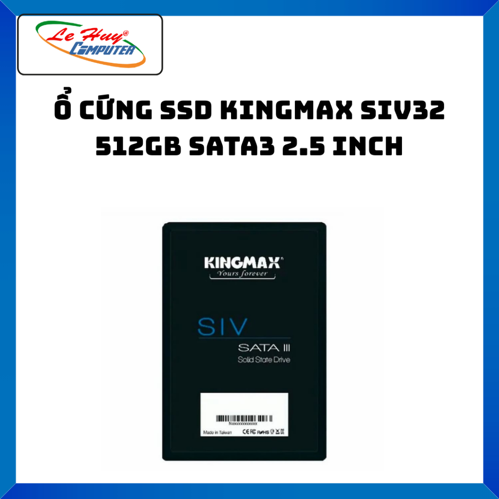SSD Kingmax SIV32 512GB Sata3 2.5 inch - Hàng Chính Hãng