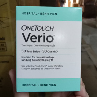 Que đường huyết Onetouch Verio Hộp Xanh (H/50 test)