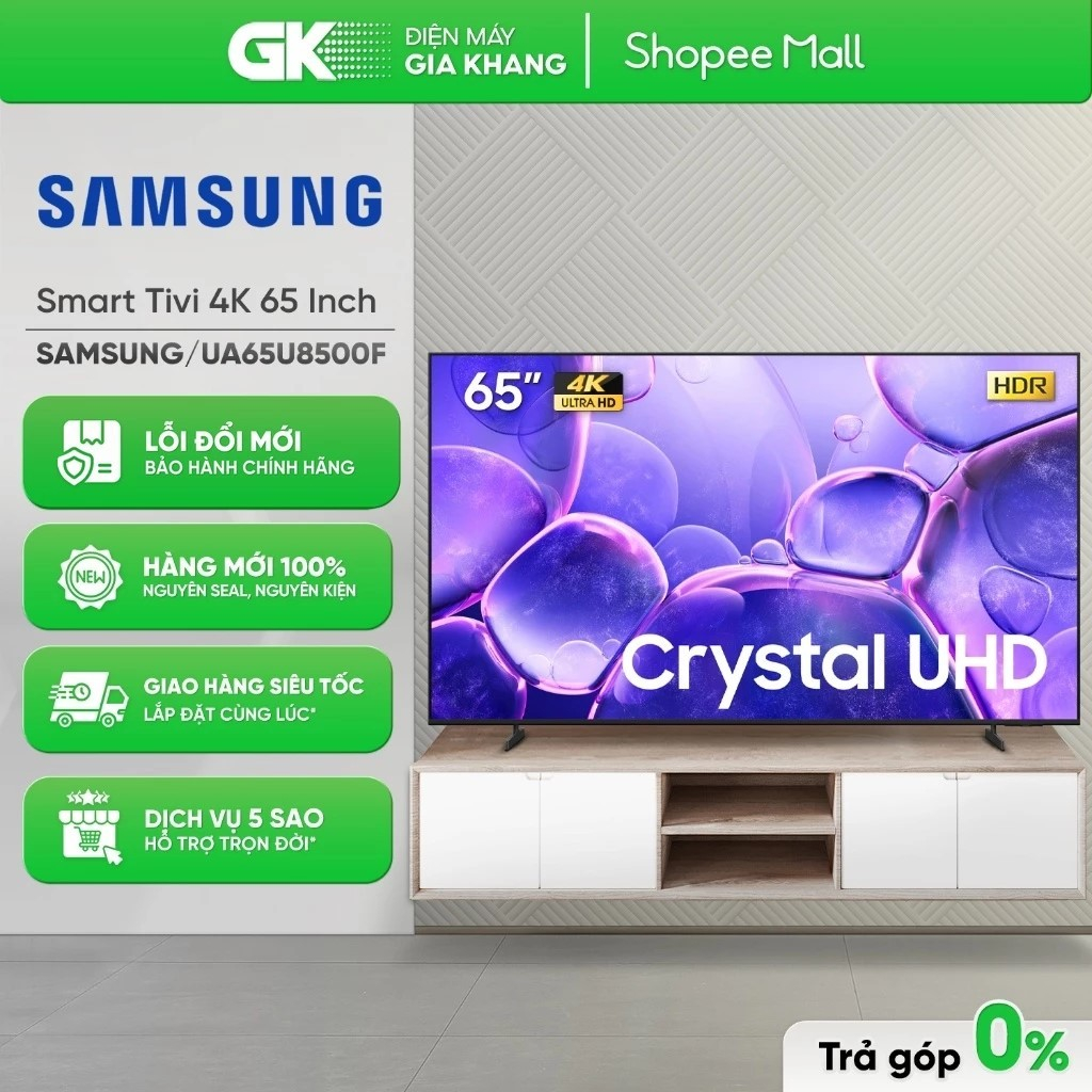 UA65U8500F | UA55U8500F | UA50U8500F | UA43U8500F Smart Tivi Samsung 4K U8500F  [Freeship HCM]
