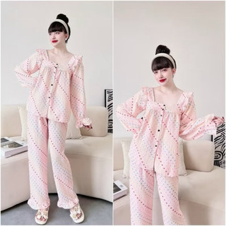 (50-70kg) Đồ Bộ Bigsize Đũi Xốp