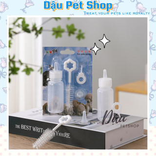 Bình ti sữa cho chó mèo sơ sinh tiện lợi - dễ sử dụng