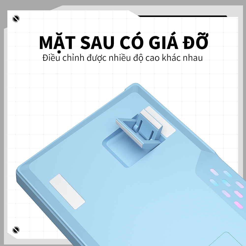 Bàn Phím Cơ Gaming 63 Phím ZIFRIEND T62, LED RGB, Type-C Có Dây, Red/Blue Switch, Hotswap, Win/Mac | BigBuy360 - bigbuy360.vn