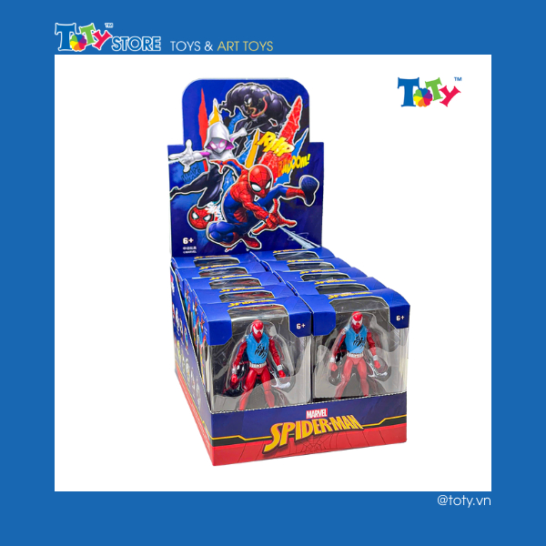 [CHÍNH HÃNG] Mô hình Marvel - Spider Man Universe (4 Inch) - Scarlet Spider - ZD Toys - ZC25