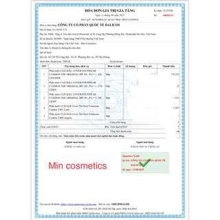 [Chuẩn Auth 100%] PHẤN NƯỚC CUSHION CLI O KILL COVER