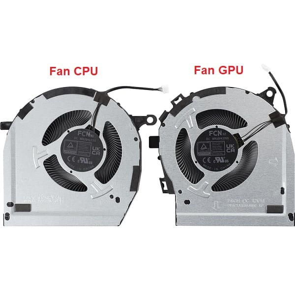 [HCM] Fan Quạt Tản Nhiệt CPU + GPU Laptop Lenovo Legion 5 16IRX9 83DG Y7000P IRX9 2024 12V. (New)