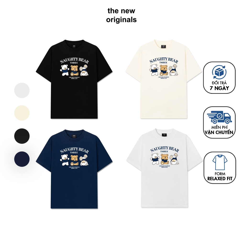 Áo Thun Relaxed Fit The New Originals "Naughty Bear Three" - MH2508MH