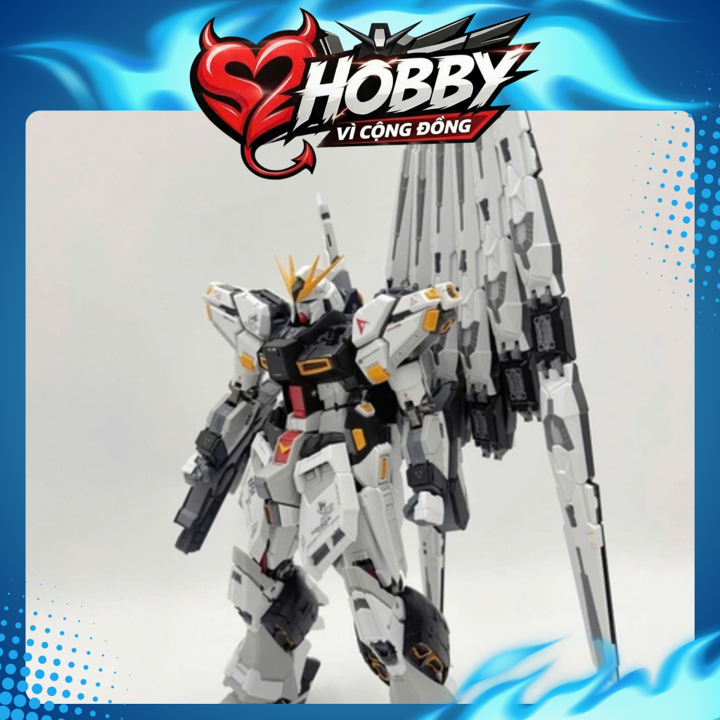 [CÓ SẴN] Mô hình lắp ráp MG VT V-TIGER Nu Gundam Ver Yujiao Land (Tặng kèm khung xương kim loại, bas