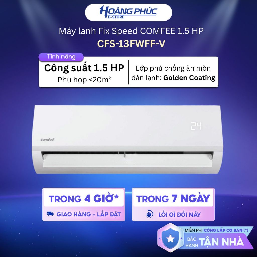 Điều Hòa Comfee CFS-10FWF | CFS-13FWF / CFS-10FWFF-V | CFS-13FWFF-V {Ship HCM 0Đ}