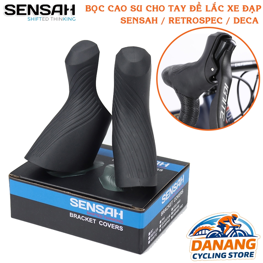 Bọc Cao Su Tay Đề Lắc Xe Đạp SENSAH – Dùng Cho Sensah / Retrospec / DECA